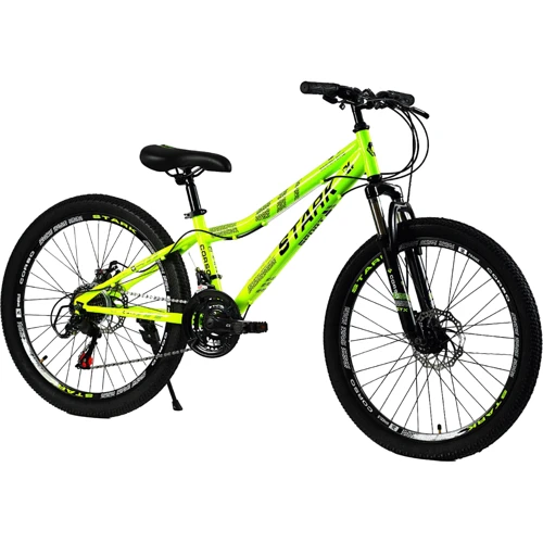 Велосипед велосипед Corso STARK 24", рама 12", зелений (SK - 24331): Діаметр коліс, дюймів 24