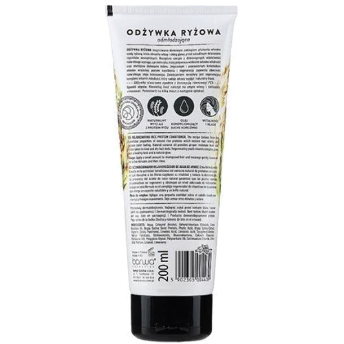 Barwa Natural Cosmetics Кондиціонер для зміцнення волосся Рис 200 ml: Призначення Питание, Восстановление
