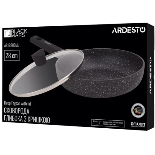 Сковорода Ardesto Black Mars Alcor 28 см (AR1928BML) фото 11