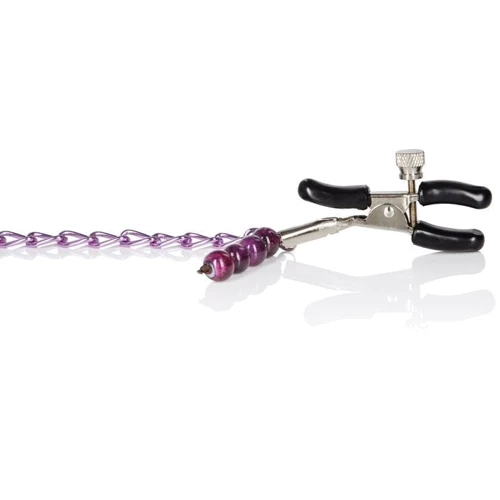 CalExotics Purple Chain Nipple Clamps зажимы для сосков