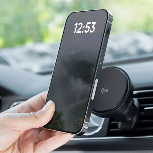 Держатель Proove Car Holder Wireless Charger Light Circle Qi2 15W Black (WHLC15010002): Тип автомобильный