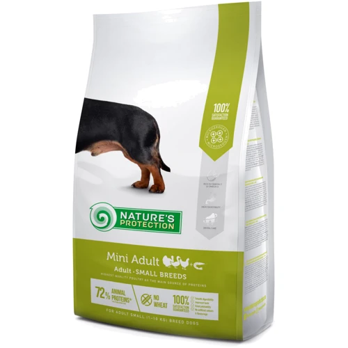 Сухой корм Nature's Protection Mini Adult Small breeds для собак малых пород с мясом птицы 2 кг (NPS45731)