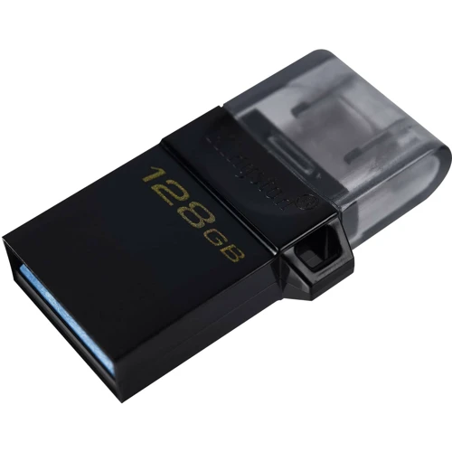 USB-флешка Kingston 128GB DataTraveler MicroDuo USB 3.2/microUSB Black/Silver (DTDUO3G2/128GB): Стандарт USB USB 3.2 / Micro USB