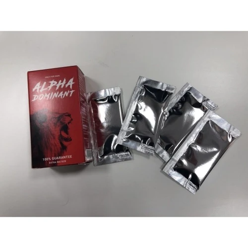 Крем для увеличения пениса Alpha dominant (7 саше в упаковке)