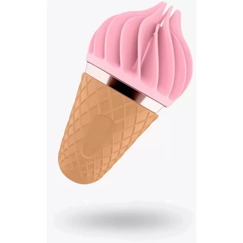 Стимулятор для клитора с вращающимися лепестками Satisfyer Lay-On - Sweet Treat Pink/Brown