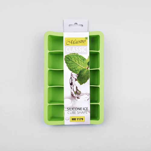 Форма для льда Maestro 19х12х3.6 см (MR1179): Материал силикон