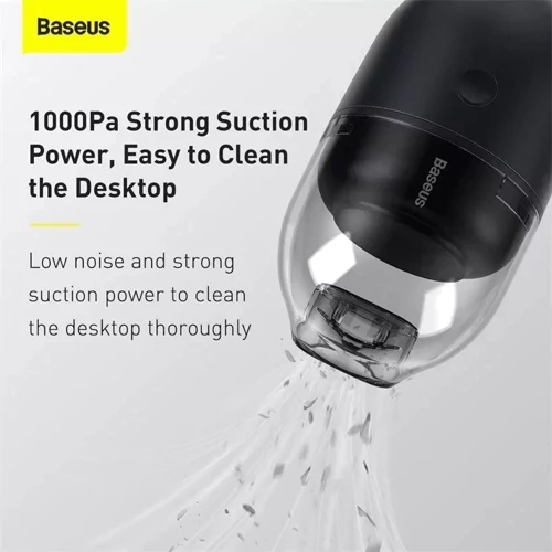Пилосос Baseus C2 Desktop Vacuum Cleaner (Dry Battery) black (CRXCQC2A-01) фото 6