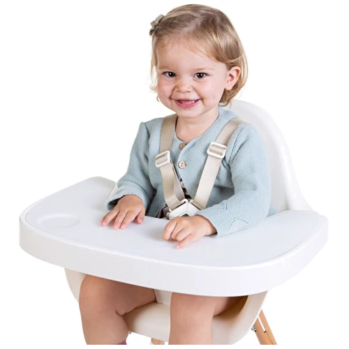 Столик к стулу для кормления Childhome Evolu white (CHEVOTSAW) фото 6