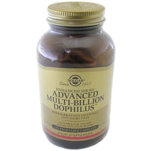Solgar Advanced Multi-Billion Dophilus Non-Dairy 120 Vegetable Capsules