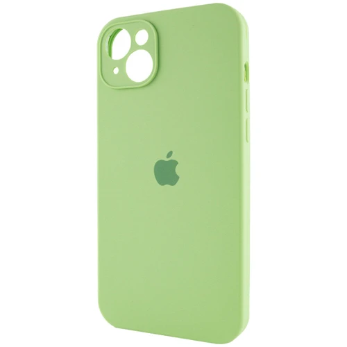 Чехол для iPhone Mobile Case Silicone Case Full Camera Protective Mint for iPhone 15: Материалы Силикон