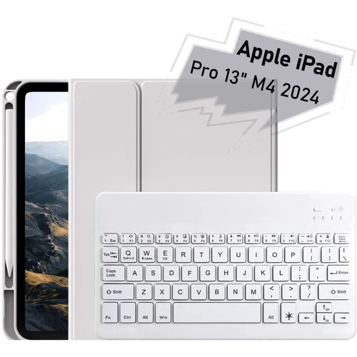 Аксесуар для iPad BeCover Case Smart Keyboard Gray for iPad Pro 13 2024 M4 (713004)