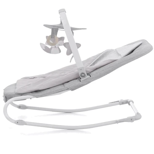 Шезлонг-качалка Kinderkraft Felio 2 Stone Grey (KBFELI20GRY0000)