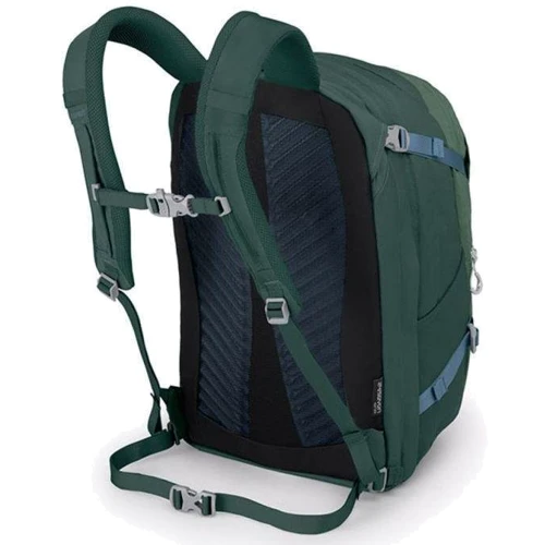 Рюкзак Рюкзак Osprey Nova Tortuga Green O / S зелений (009.2203): Додатково сигнальний свисток, Жіночий варіант, відділення для ноутбука і планшета, дві бічні кишені для пляшок