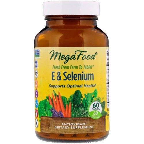 MegaFood E And Selenium Витамин E и Селен 60 таблеток