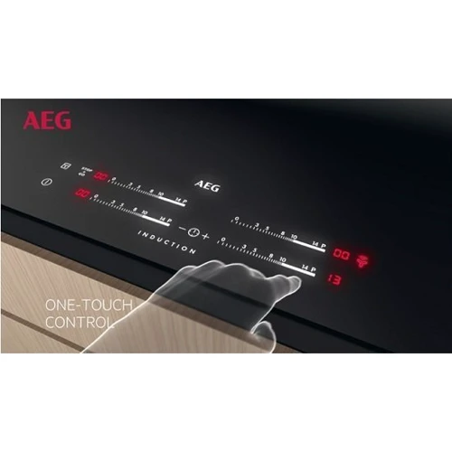 Варочная поверхность электрическая AEG IKB64301FB: Расположение панели спереди