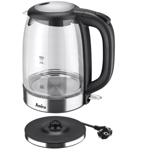 Электрочайник Amica KD 2050G: Покрытие нагревательного элемента (материал) нержaвеющaя стaль