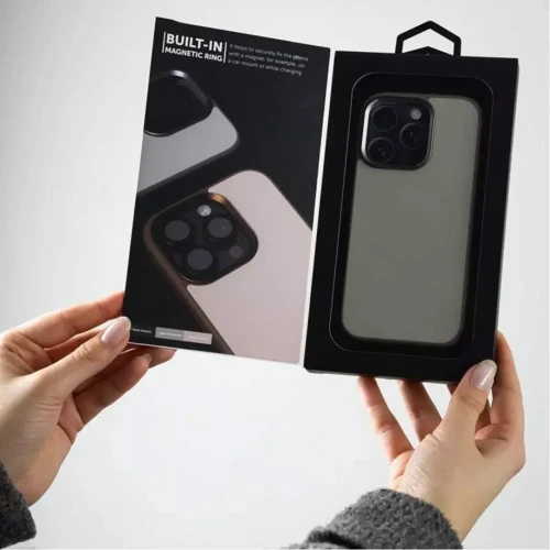 Чехол для iPhone Proove Sapphire Case with Magnetic Ring Natural Titanium for iPhone 16 Pro Max: Тип чехла накладка на заднюю часть