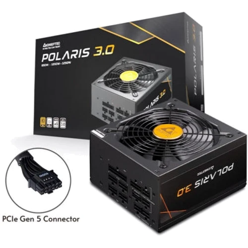 Блок питания Chieftec POLARIS 3.0 1050W (PPS-1050FC-A3): Коннекторы Подключение материнской платы	20+4 pin Подключение процессора	2x4+4pin Кол-во разъемов дополнительно