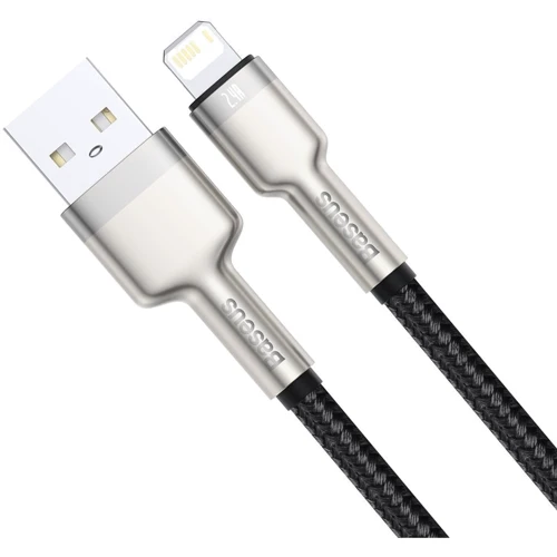 Кабель Baseus USB Cable to Lightning Cafule Metal 2.4A 25cm Black (CALJK-01): Тип USB Cable - Lightning