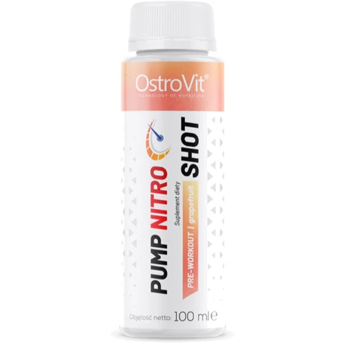 Предтренировочный шот OstroVit Pump Nitro Shot 100 ml / grapefruit flavor