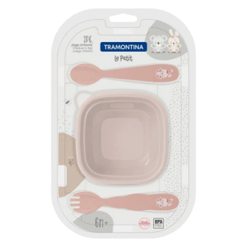 Детский набор Tramontina Baby Le Petit 3 пр. orange (23797/403)