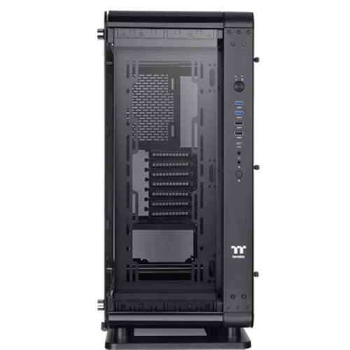 Корпус Thermaltake Core P6 Tempered Glass (CA-1V2-00M1WN-00): Матеріал передній панелі пластик, загартоване скло та сталь