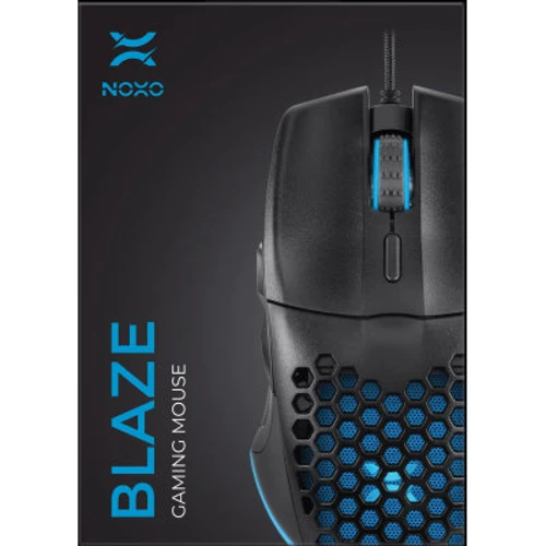 Мышь NOXO Blaze Gaming mouse USB Black (4770070881903): Максимальное разрешение сенсора, dpi 3200