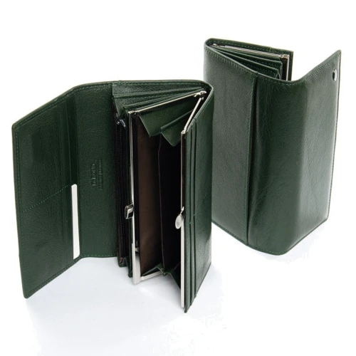 Женский кошелек Dr. Bond зеленый (32718 dark-green): Пол Женский
