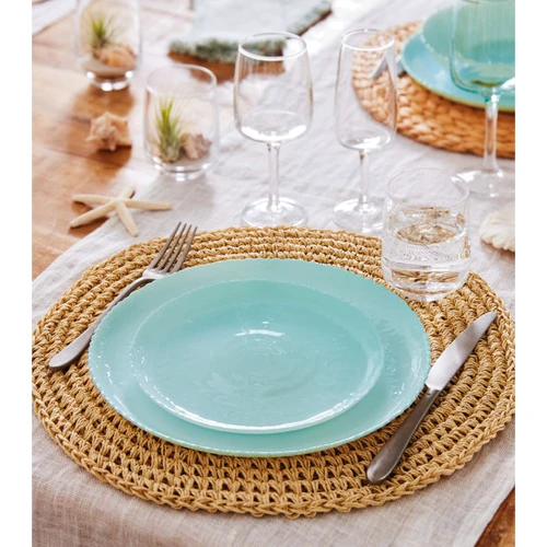 Столовий сервіз Luminarc Ammonite Turquoise & White 19 пр. (P9909): Кількість персон 6