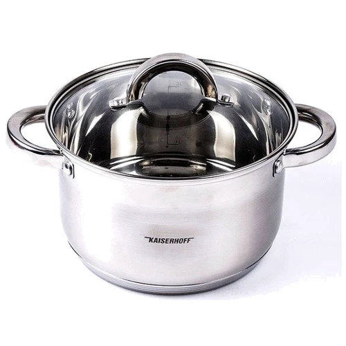 Набір каструль Bergner-KaiserHoff KH 22482 (4пр.): Сковорода в комплекті немає