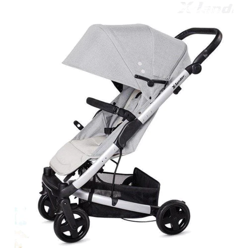 Коляска прогулянкова X-Lander X-Go Morning grey (T-WDZ01-00764): Матеріал коліс полиуретан