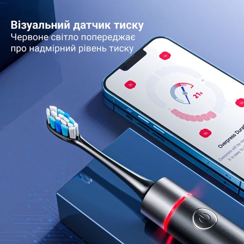 Зубная щетка Fairywill P80S: Технология чистки звуковая