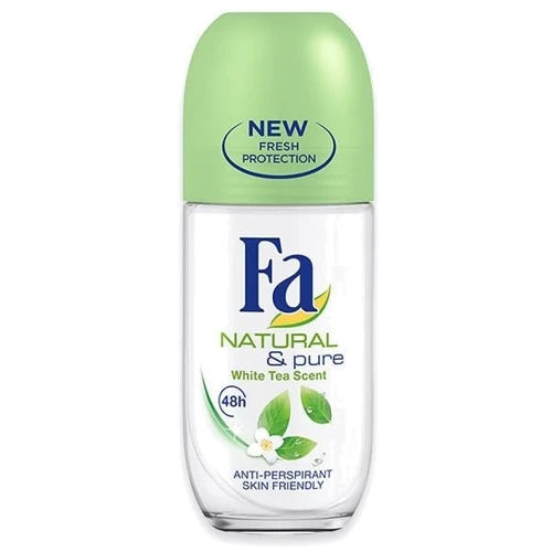 Fa Deodorant Natural & Pure 50 ml Антиперспирант-ролик Белый чай