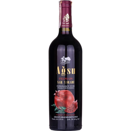 Вино гранатовое Az-Granata АГСУ ДЕКОР полусладкое, 10-12%, 0.75л (TVZ4760081503567)