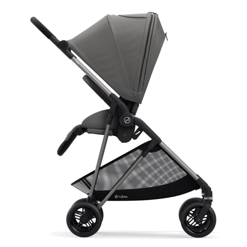 Прогулянкова коляска Cybex Melio Soho Grey: Матеріал коліс полиуретан