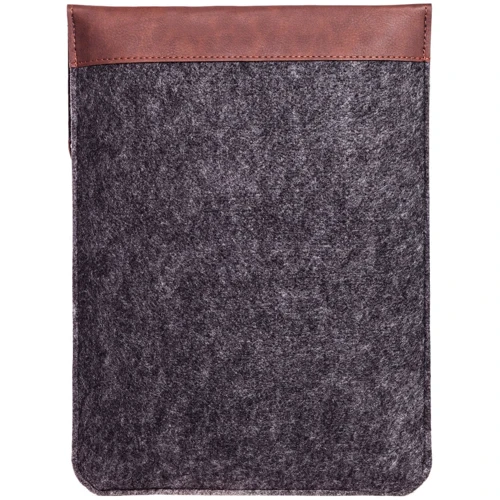 Gmakin Case Slim Felt Two Buttons Brown/Black (GM64-12) for MacBook 12": Тип чехла чехол-папка