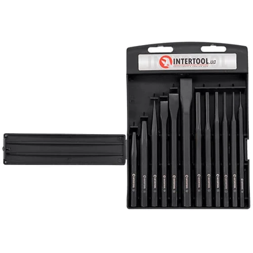 Набір зубил, кернерів та виколоток 12 шт Intertool HT-0289