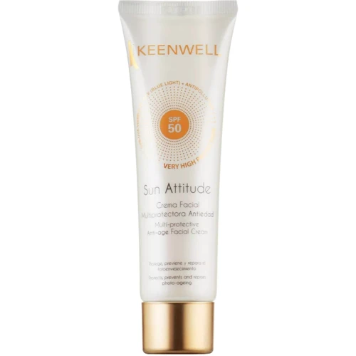 Keenwell Sun Attitude Multi-Protective Anti-Age Facial Cream SPF 50 Мультизахисний антивіковий крем 60 ml