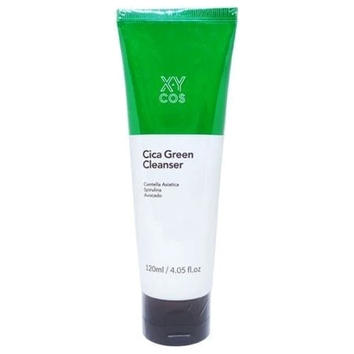 XYCos Cica Green Cleanser Увлажняющая пенка для лица с экстрактом центеллы 120 ml (8809080826591)