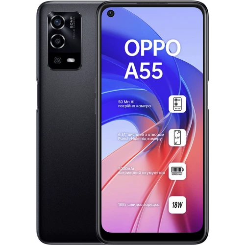 

Oppo A55 4/64Gb Prism Black (UA UCRF)