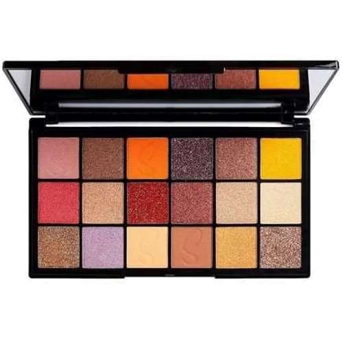 Makeup Revolution X Sebile Night 2 Night Eyeshadow Palette Тени для век Палитра 15 цветов 18 g: Тип теней Запеченные