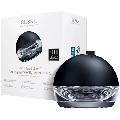 Массажер Массажер для подтяжки кожи лица GESKE Anti-aging Skin Tightener 6в1 black (HB0418)