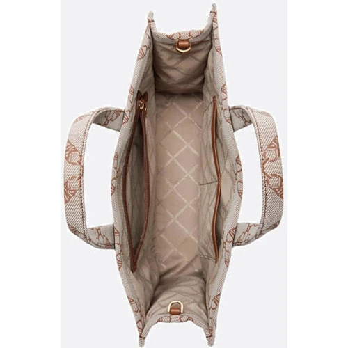 Сумка жіноча Michael Kors Gigi Large Empire Logo Jacquard Tote Bag бежева (30S3G3GT3J969): Фактура Ткана