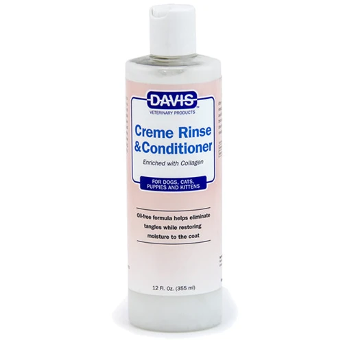 Ополіскувач та кондиціонер-концентрат Davis Creme Rinse & Conditioner з колагеном для собак, котів 355 мл (52307)