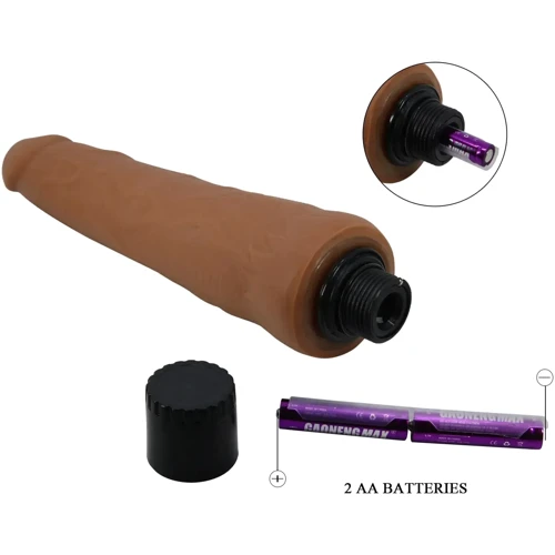 Вибратор LYBAILE Alfredo Sliding Skin 8.8" (BW-027009LP)