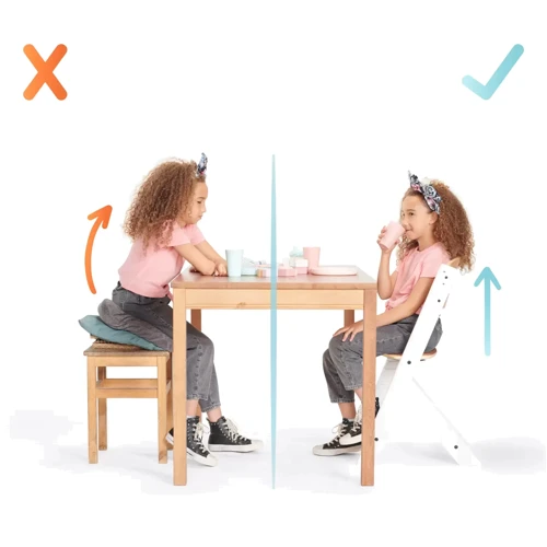 Стульчик для кормления с подушкой Kinderkraft Enock White Wood (KHENOC0PWHT0000)