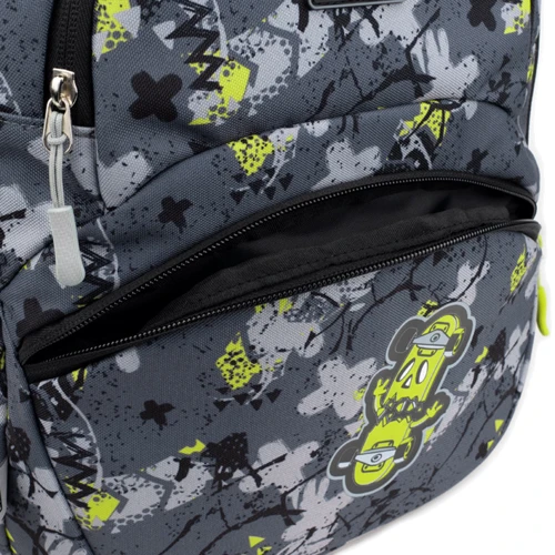 Рюкзак школьный GoPack Education Crazy skate GO22-175M-10: Спинка Ортопедическая (анатомическая)