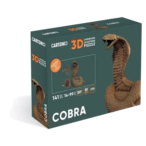 Картонний конструктор Cartonic 3D Puzzle COBRA фото 3
