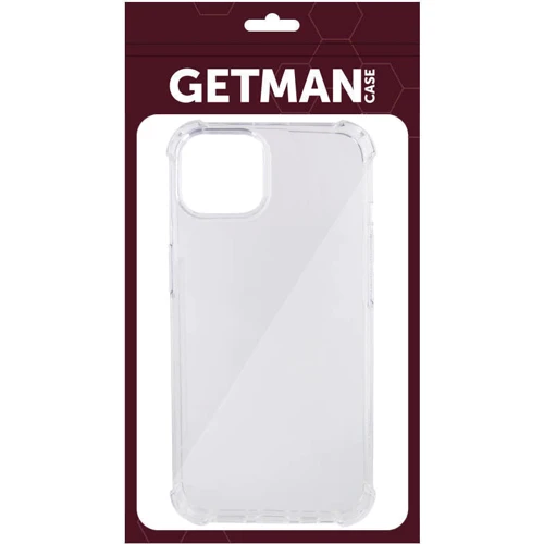 Чехол для iPhone TPU Case GETMAN Ease logo Transparent for iPhone 15 фото 7