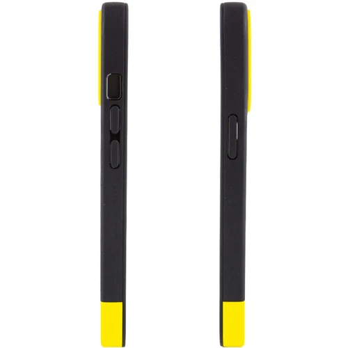 Чехол для iPhone Mobile Case TPU+PC Bichromatic Black / Yellow for iPhone 11: Материалы поликарбонат и полиуретан